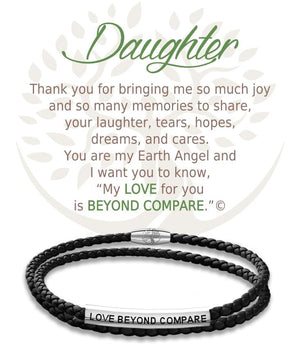 Open image in slideshow, Daughter: Leather Bracelet
