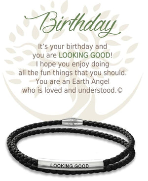 Open image in slideshow, Birthday: Leather Bracelet
