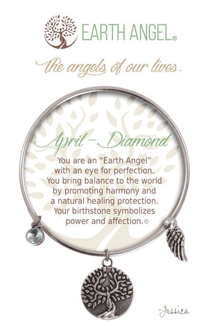 Open image in slideshow, April - Diamond:  Birthstone Bracelet
