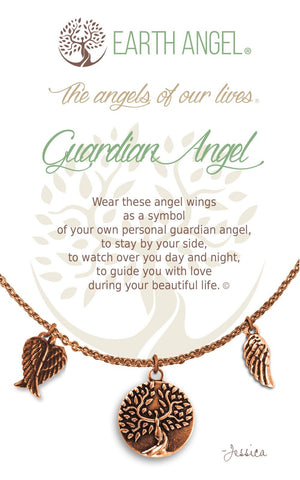 Open image in slideshow, Guardian Angel: Charm Necklace
