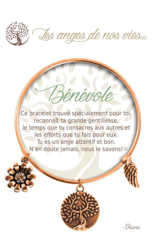 Open image in slideshow, Bénévole: Charm Bracelet
