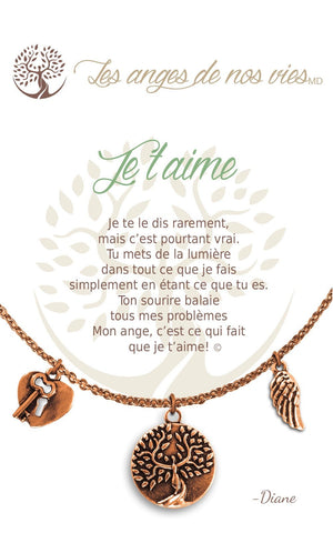 Open image in slideshow, Je t&#39;aime: Charm Necklace
