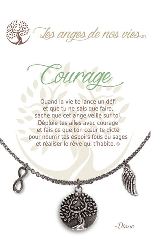Open image in slideshow, Courage: Charm Necklace
